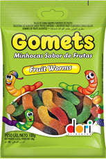 Dori Goma Minhoca Fruta 100G