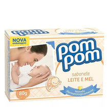 Pom Pom Sabonete Leite E Mel 80G
