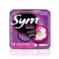 Sym  Absorvente C/ Abas Suave 8 Unit