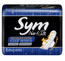 Sym  Absorvente C/ Abas Noite 8 Unit