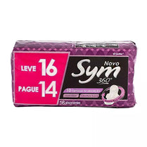 Sym  Absorvente C/ Abas Suave 16 Unit