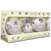 Kit Bebe Natureza Extrato De Lavanda Shampoo 230Ml + Condicionador 230Ml + Colonia 30Ml